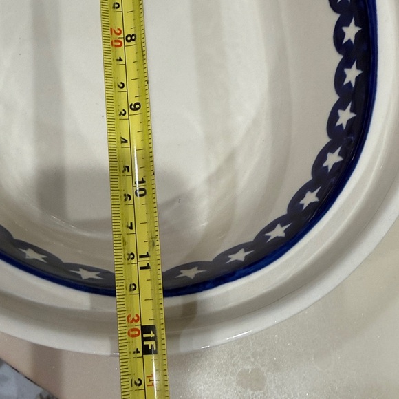 Boleslawiec Polish Pottery Stars Oval Casserole Dish w Lid Dutch Oven NEW - Picture 7 of 9